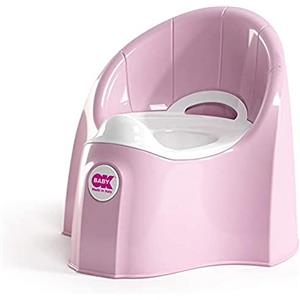 OKBABY Pasha - Vasino per Bambini con Seduta Anatomica e Schienale Rialzato - Rosa