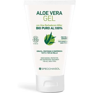 Specchiasol Aloe Vera Gel Bio Puro 150ml - Idratante e Protettivo per Pelli Sensibili