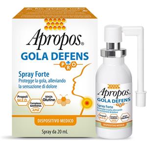 Apropos Gola Defens Pro Spray No Alcol 20ml - Protezione e Sollievo per la Gola Irritata