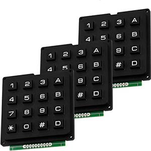 AZDelivery 3 x Matrix 4x4 Keypad Tastiera compatibile con Arduino e Raspberry Pi incluso un E-Book!