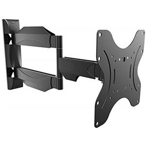 RICOO Supporto TV parete S0822 29-47" pollici (74-119 cm) Staffa televisore Girevole Inclinabile Porta televisione universale VESA 75 x 75-200 x 200 Nero
