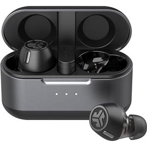 JLab Epic Lab Edition - Auricolari intelligenti con cancellazione attiva del rumore con doppio driver ibrido, Bluetooth LE Audio, audio spaziale, 56+ ore di riproduzione, auricolari True Wireless
