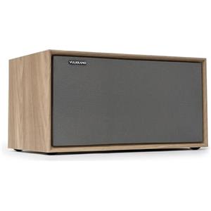 VULKKANO T40 ARC Cassa Amplificata con Woofer da 4", Bluetooth 5.0, HDMI ARC, Optica, RCA, USB, Altoparlante da tavolo, per la TV o per lo Scaffale, Colore Brown