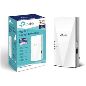 TP-Link Ripetitore WiFi 6 RE500X, Amplificatore Dual Band AX1500Mbps, Extender WiFi Potente, Access Point, 1 Porta Gigabit Ethernet, Compatibile con Tutti i Box Internet