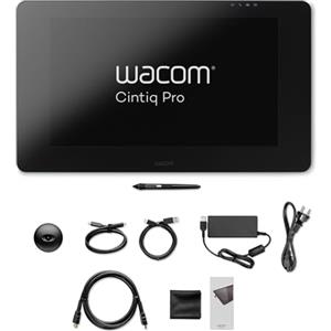 Wacom Cintiq Pro 24 Display Interattivo e Penna Wacom Pen Pro 2; Tavoletta Grafica con Schermo LCD 24" per Disegno Digitale; Fino a 4K UHD; Compatibile con Windows & OS X; Nero
