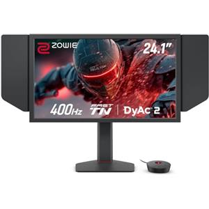 BenQ ZOWIE XL2566X+ eSports Monitor Gaming 24 pollici, 400Hz, TN rapido, DyAc 2, 1080p, HDMI 2.0 X3, DisplayPort 1.4, XL Setting to Share, S Switch, Calotta Protettiva, PROGamer Base