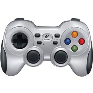 Logitech G Logitech F710 Wireless Gamepad, 2.4 GHz Wireless con Nano-Ricevitore USB, Controller Dual Vibration Feedback, 4 Switch D-Pad, PC, Grigio/Nero