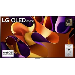 LG OLED evo 83'', Serie G4 2024, OLED83G45LW, Smart TV 4K, Design One Wall, Processore α11, Brightness Booster Max, 60W, Dolby Vision, Wi-Fi 6, 4 HDMI 2.1 4K@144Hz, GSYNC, VRR, ThinQ AI, webOS 24