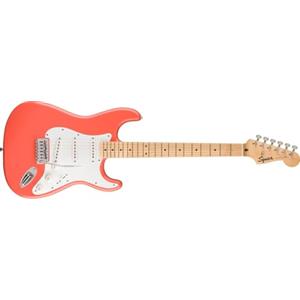 Fender Chitarra elettrica FSR Squier Sonic® Stratocaster®, tastiera in acero, battipenna bianco, Tahitian Coral
