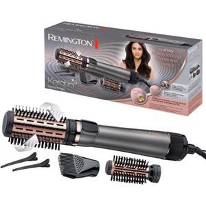 Remington Spazzola rotante per capelli, Asciugacapelli, 1000 W, Setole Morbide (40/50 mm), 2 Velocità e Temp, Rivestimento in Ceramica con Cheratina e Olio di Mandorle, Keratin Protect AS8811