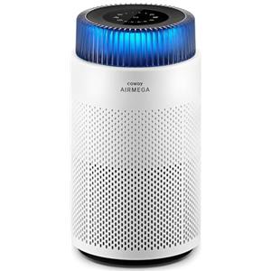 COWAY Air Purifier for Bedroom, Ultra-Quiet 20dB, HyperCaptive System, Removes 99.999% of Particles up to 0.01 Microns, CADR 244m³/h, Ideal for Allergies and Pollen - AIRMEGA 100