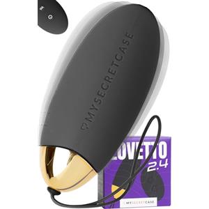 MySecretCase Ovetto Vibrante Donna Telecomando Vibratoreper Donna Professionale 9 Vibrazioni Sexytoysys Donna Vibratore Wireless Comando a Distanza fino a 10m Impermeabile