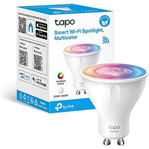 Tapo L630 Lampadina WiFi Intelligente LED Smart GU10, RGBW Multicolore, 16 Milioni di Colori, Amazon Alexa, Google Assistant, 350 Lumen, 3.5W, Risparmio Energetico, Controllo Remoto