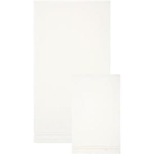 THUN Set 2 asciugamani, crema, 100% cotone, Collezione Country Bloom, t40 x 60, 60 x 100 cm