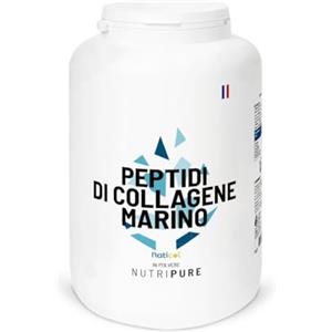 NUTRIPURE Collagene Marino Selvatico in polvere | Complemento Alimentare Articolazioni, Capelli, Unghie e Pelle | Collagene Marino Idrolizzato | Vasetto 1,2KG | 4 mesi | Gusto neutro | Prodotto in Francia