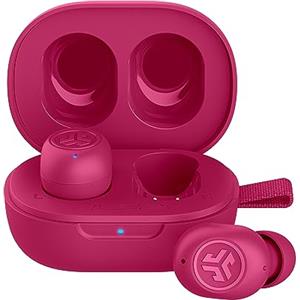 JLab JBuds Mini Cuffie Bluetooth In Ear Piccole, Auricolari Senza Fili, 20H+ di Autonomia, IPX4 True Wireless Earbuds con Suono Personalizzabile EQ3, Custodia Ricarica, Rosa