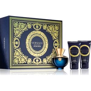 Versace Dylan Blue D Kit: Eau de Parfum 30 ml, Body Lotion 50 ml e Bath & Shower Gel 50 ml in un elegante cofanetto