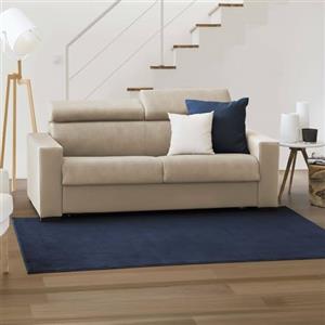Dmora Talamo Italia - Divano letto 2 posti Agrippina, Sofà apertura girevole, Poggiatesta regolabili e Braccioli standard, 100% Made in Italy, Cm 200x95h85, Beige