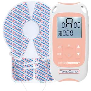 TensCare Perfect Mama+ Massaggiatore muscolare elettrico femminile Elettrostimolatore gravidanza per madri. Kit per il rilassamento del corpo. Antidolorifico senza farmaci con timer