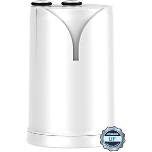 GLACIER FRESH Ultrafiltrazione Filtro acqua rubinetto ON TAP (600L), compatibile Brita® On Tap V/Pro V-MF/HF, 5 stadi - Riduce 99% PFAS, batteri, metalli, cloro e particelle 0,01 µm (1 pezzo)