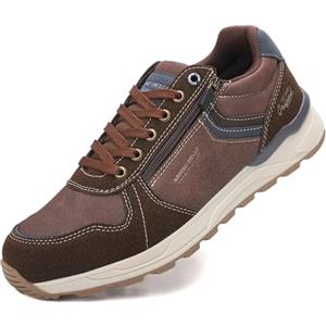 ARRIGO BELLO Scarpe Uomo Sneakers Casual Scarpe Ginnastica Sportive Scarpe Palestra Comode Traspirante Marrone 44