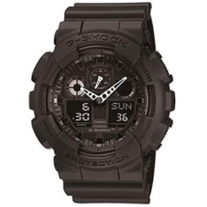 Casio G-Shock Men's Watch in Resin with Anti Slip Over Sized Buttons - Water Resistant & Anti Magnetic