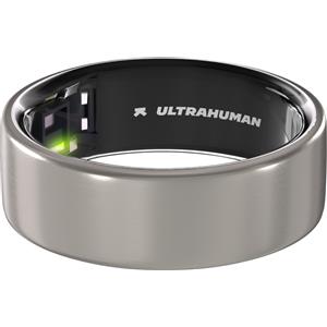 Ultrahuman - Anello Air - Smartring - Unisex - Titanio grezzo - Misura 63 (Ø 20 mm)