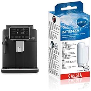 Gaggia Cadorna Style, Caffè in Grani o Macinato, RI9600/01, 1900W, Nero, 100% Made in Italy 21001419 Filtro Brita Intenza