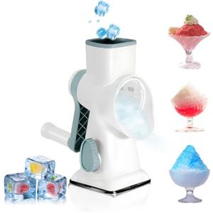 panemy Macchina per graniglie, panemy Graniter, Lame a doppia fila angolo 45°, Frantumazione ghiaccio efficiente, risparmio sforzo, tritatutto adatto campeggio, cocktail, caffè freddo, gelato
