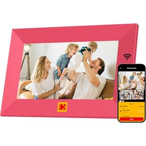 KODAK Cornice Digitale 7 Pollici, WiFi Cornice Foto Digitale con 32GB di Memoria Integrata, HD IPS Touchscreen, Cornici Elettronica, Portafoto Digitale Condivisione di Fotos e Videos via APP o USB