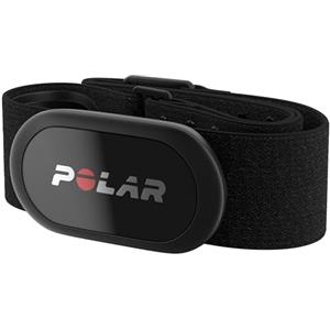 Polar H10, Sensore di Frequenza Cardiaca Toracico, Unisex, con Trasmissione Ant+ e Bluetooth, Memoria Interna, Impermeabile, Elastico Comodo e Stabile, Nero, M-XXL, H10