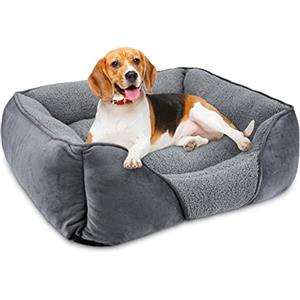 FURTIME Cuccia Cane Interno, Cuccia per Cani Taglia Piccola, Cuscino per Cani Lavabile Anti-ansia Durevole Antiscivolo, Letto Cane Morbido Confortevole Traspirante, 51x48x15cm