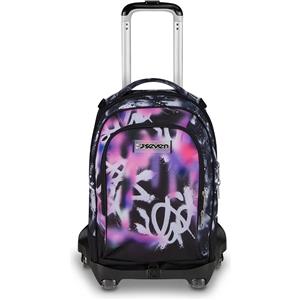 SEVEN Trolley Zaino Scuola Seven Jack 8WD New Buzzy Note Girl