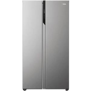 Haier SBS 90 Serie 5 HSR5918DNMP Frigorifero Side By Side Libera Installazione 528 L D Platino, Acciaio inossidabile