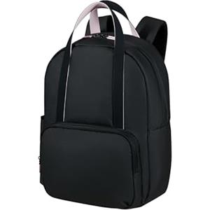 Samsonite American Tourister Puffypop - Zaino Porta PC Donna 15.6" (49 cm, 21 L), Ergonomico, Perfetto per Scuola, Lavoro & Viaggi - Nero