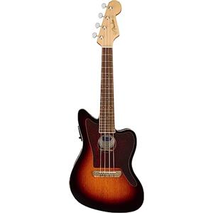 Fender Fullerton Jazzmaster Uke 3-Color Sunburst Concert Ukulele
