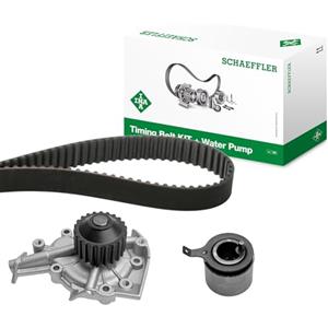 INA Kit Distribuzione con Pompa Acqua - 530045330, Larghezza 25,40 mm, 107 Denti, Qualità Equivalente