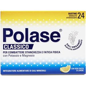 HALEON Polase Limone - Integratore di Sali Minerali in 24 Bustine per Stanchezza e Fatica