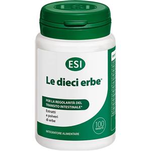 ESI Le Dieci Erbe - Integratore Alimentare Naturale per la Regolarità Intestinale in 100 Tavolette