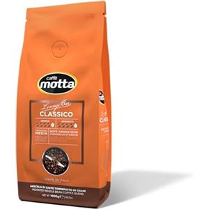 CAFFE' MOTTA Caffe in Grani 6 kg, Chicchi di Caffè Qualità Lounge Bar Espresso Classico Miscela Arabica e Robusta, Made in Italy (6 Confezioni da 1 kg)