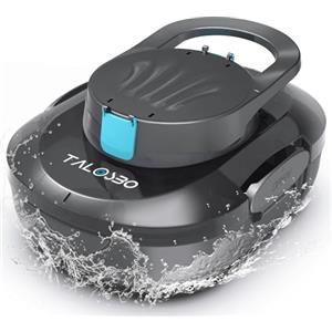 TALOSBO S1PRO (Versione 2026) Robot Piscina Senza Fili, 120 Min di Pulizia, Doppio Motore Aspiratore Piscina, Ricarica 2,5 Ore, per Piscine a Fondo Piatto fino a 100 m²