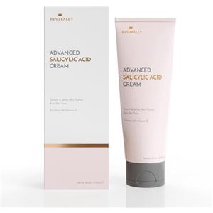 Revitale Crema avanzata all'acido salicilico per viso e corpo, 80 g, aiuta a levigare e ammorbidire la consistenza della pelle. Per pelli ruvide, irregolari e soggette a imperfezioni