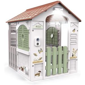 Chicos - Play Cottage | Casetta per Bambini Interattiva da Giardino con Luce e Suoni oltre a Finestre Apribili e Gattaiola | Da 2 Anni (89608)
