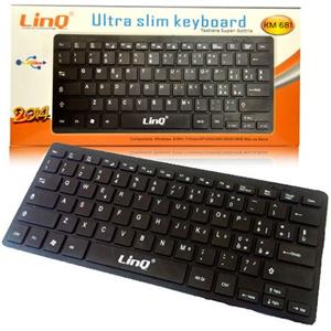 Linq TASTIERA MINI MULTIMEDIALE ULTRA SLIM USB QWERTY ULTRASOTTILE LINQ