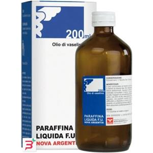 Nova Argentia Nova Paraffina Lassativo 200 ml - Trattamento della Stipsi Occasionale per Adulti e Bambini dai 6 Anni