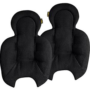UKJE Inserto per Altalena Neonato Compatibile con mamaRoo 5 e RockaRoo | Rivestimento Morbido Reversibile | Facile da Installare e Lavare | Accessori per Sdraietta e Baby Bouncer, Nero