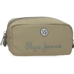 Pepe Jeans Corin Portamonete Astuccio da toilette e Portafoglio, in poliestere e pelle sintetica, con scomparti multipli e chiusura a zip. da Joumma Bags., verde, taglia unica, Borsa da toilette