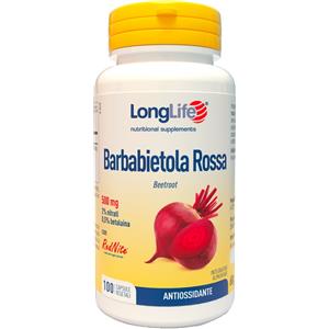 LongLife Barbabietola Rossa 500 mg - 100 Capsule Vegetali per Benessere Cardiovascolare