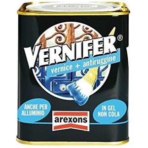 Arexons Vernifer Smalto Antiruggine Verde Bosco Satinato 750 ml - Finitura Decorativa e Protezione Anticorrosiva