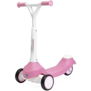 Chicco Il Mio Primo Monopattino Rosa per Bambini 2-5 Anni, 3 Ruote in Gomma Antiscivolo e Telaio Robusto Leggero, Sviluppo Equilibrio e capacità Motorie, Portata Max 20 kg, Colore Rosa